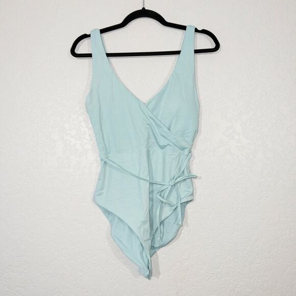 NWT Andie Caribbean Blue The Belmar One Piece Swimsuit Size Medium - Picture 2 of 6